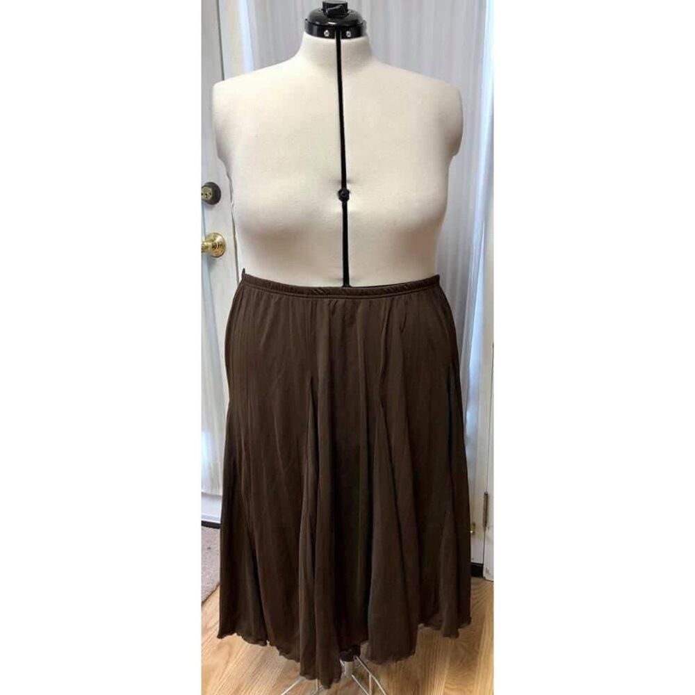 Cato brown plus size maxi skirt. Size 18/20w